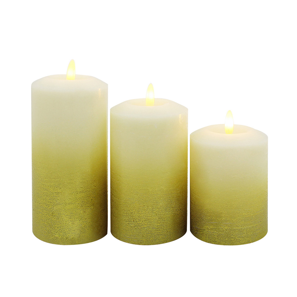 Vela de marfil de luz suave