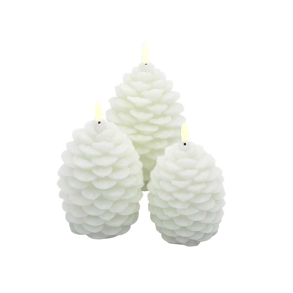 Vela 3D LED 3D LED de Pine Cone