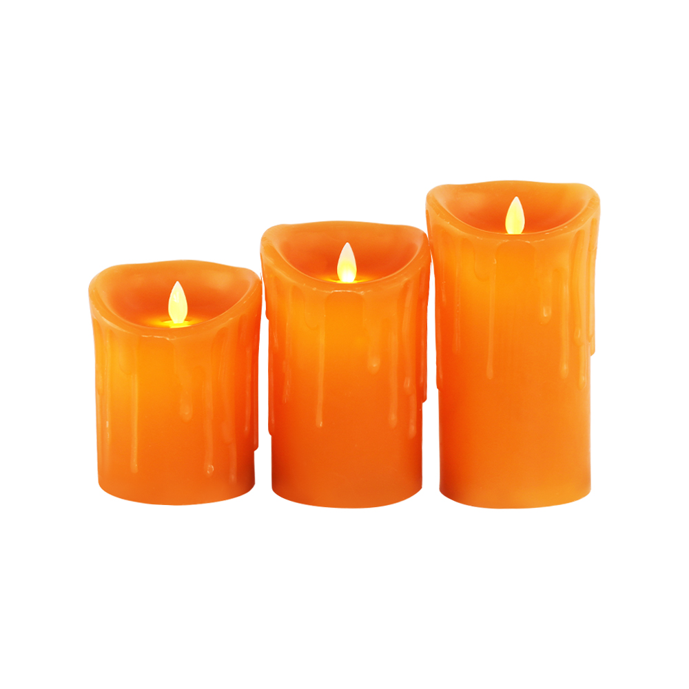 Lágrimas bailando velas electrónicas